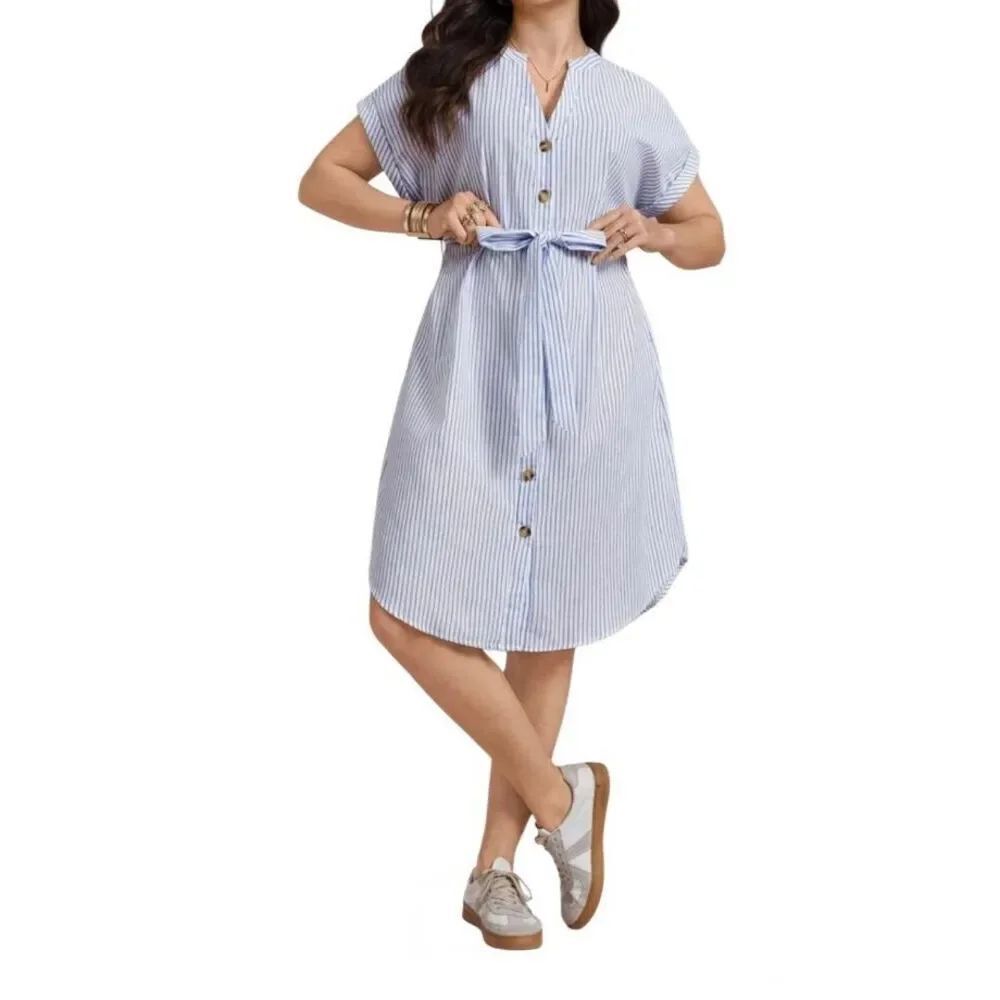 SHEIN Striped Midi Dress